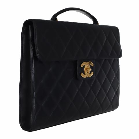 Chanel discount briefcase bag